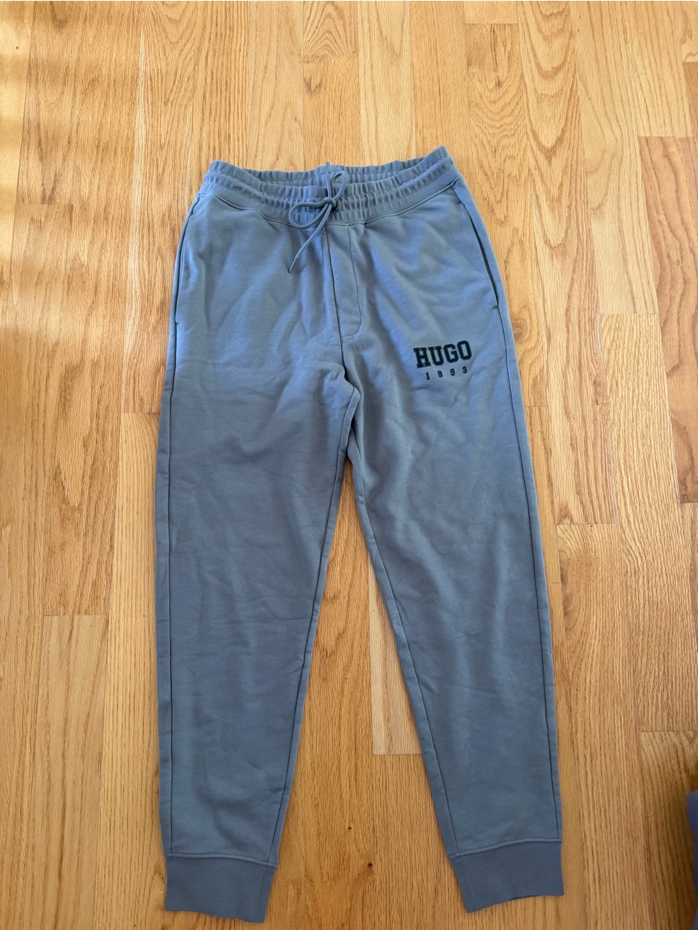HUGO Men Grey-Blue Jogger Sweatpants
